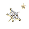 Titanium Top Top Star Zirconia Push-In