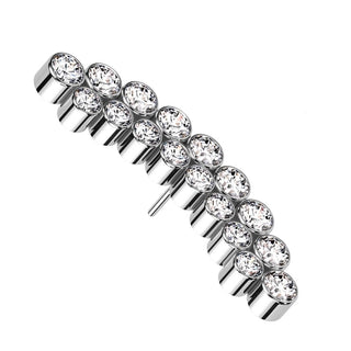 Top Top gebogene Zirkonia Push-In