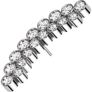 Top Top gebogene Zirkonia Push-In