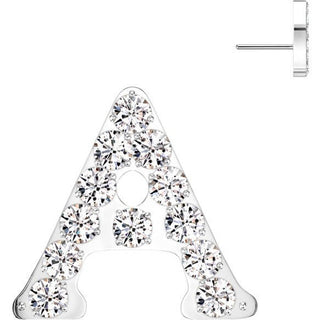 Titanium Top top alphabet initial zirconia Push-In