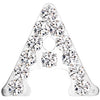 Titanium Top top alphabet initial zirconia Push-In