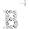 Titanium Top top alphabet initial zirconia Push-In