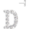 Titanium Top top alphabet initial zirconia Push-In
