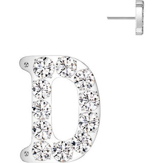 Titanium Top top alphabet initial zirconia Push-In