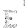 Titanium Top top alphabet initial zirconia Push-In