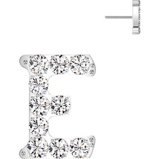 Titanium Top top alphabet initial zirconia Push-In