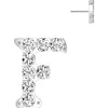 Titanium Top top alphabet initial zirconia Push-In