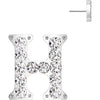 Titanium Top top alphabet initial zirconia Push-In