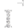 Titanium Top top alphabet initial zirconia Push-In