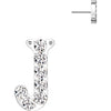 Titanium Top top alphabet initial zirconia Push-In