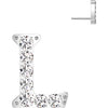 Titanium Top top alphabet initial zirconia Push-In
