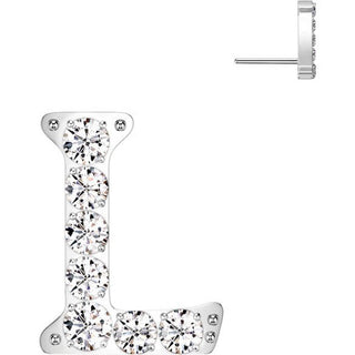 Titanium Top top alphabet initial zirconia Push-In