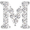 Titanium Top top alphabet initial zirconia Push-In