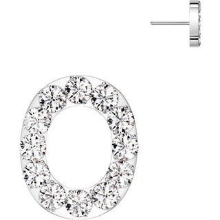 Titanium Top top alphabet initial zirconia Push-In