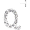 Titanium Top top alphabet initial zirconia Push-In