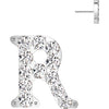 Titanium Top top alphabet initial zirconia Push-In