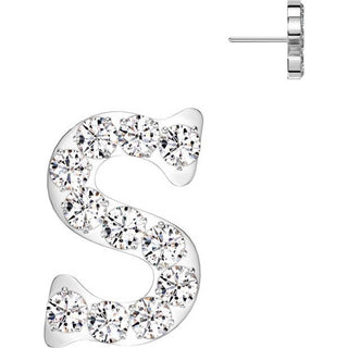 Titanium Top top alphabet initial zirconia Push-In