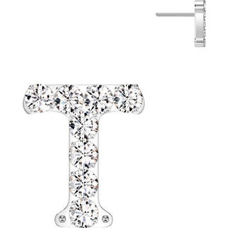 Titanium Top top alphabet initial zirconia Push-In