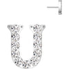 Titanium Top top alphabet initial zirconia Push-In