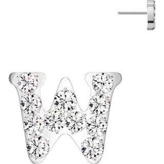 Titanium Top top alphabet initial zirconia Push-In