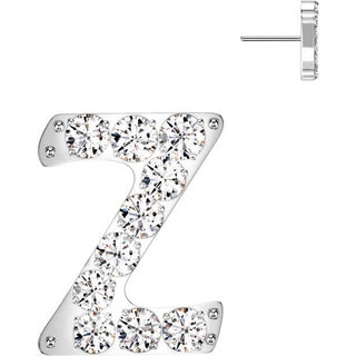 Titanium Top top alphabet initial zirconia Push-In