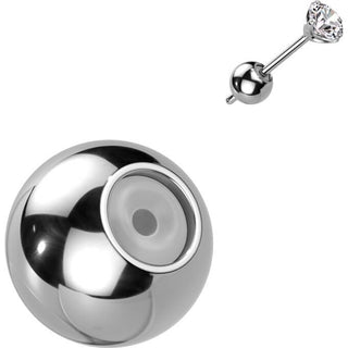 Titanium Top earring clasp