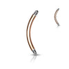 Basis Stab gebogen