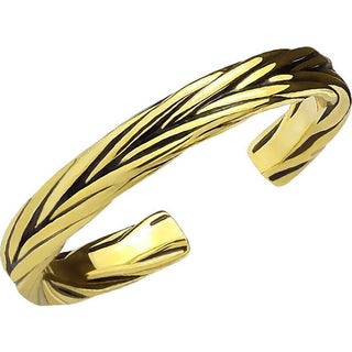 Fingerring Geflochten Verstellbar Gold
