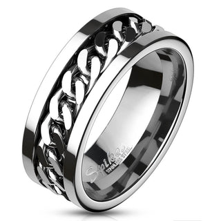 Fingerring Kette Silber