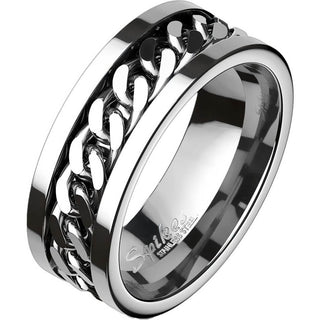 Fingerring Kette Silber