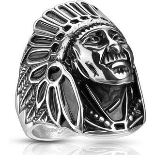 Fingerring Indianer Silber