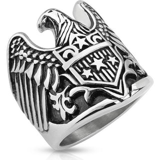 Fingerring Adler Silber