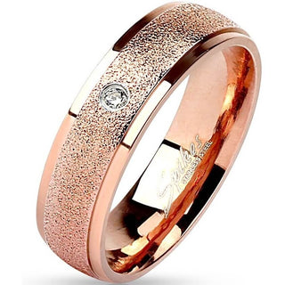 Fingerring Zirkonia Roségold