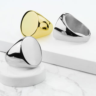 Fingerring Rund Silber