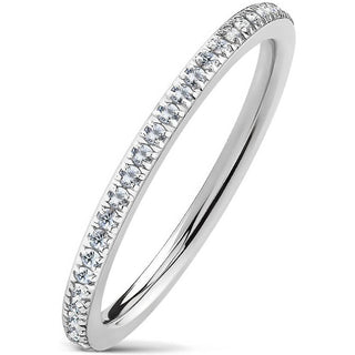 Fingerring Zirkonia Silber