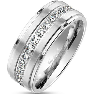 Fingerring Zirkonia Silber