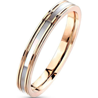 Fingerring Roségold Silber
