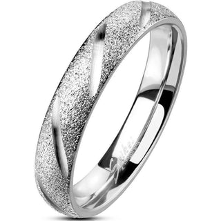 Fingerring Silber Sand