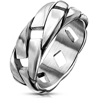 Fingerring Kette Silber