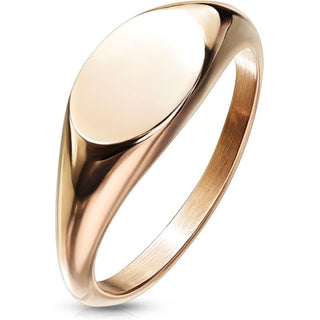 Fingerring Oval Roségold