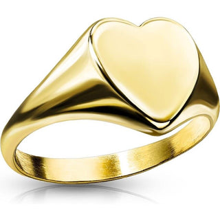 Fingerring Herz Gold
