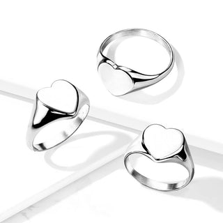 Fingerring Herz Silber