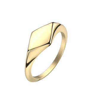 Fingerring Diamantform Gold
