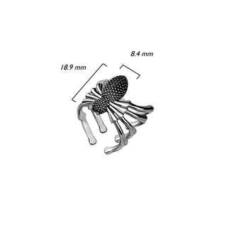 Finger Ring 316L Ring Spider