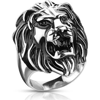 Fingerring Löwe Silber