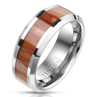 Fingerring Holz Silber