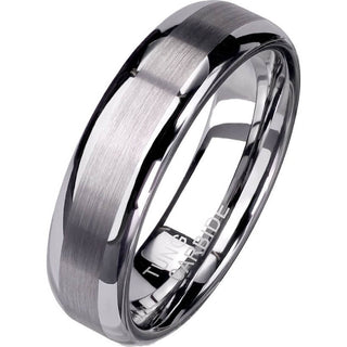 Fingerring Gebürstet Silber