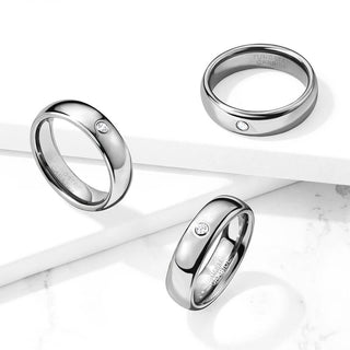 Fingerring Zirkonia Silber