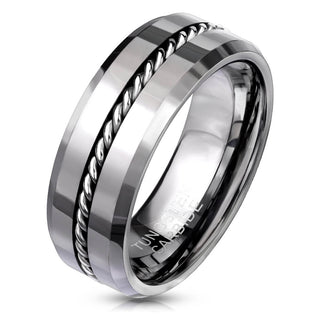Fingerring Draht Silber