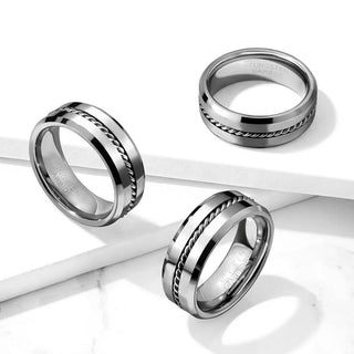 Fingerring Draht Silber